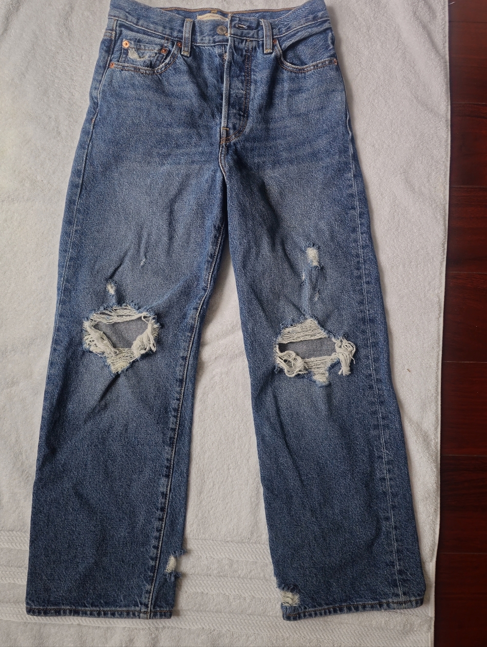 Levi's Ribcage Straight Ankle Denim Jeans  27